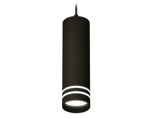 Светильник подвесной Techno spot XP7456003 Ambrella light чёрный 1 лампа, основание чёрное в стиле современный хай-тек 