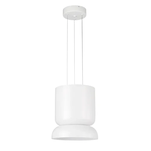Светильник подвесной LED Opal 5247/33 SP-10 Divinare белый 1 лампа, основание белое в стиле современный 