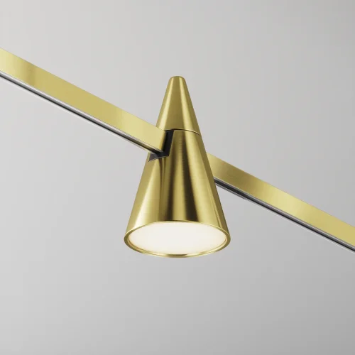 Трековый светильник LED Magnetic trаck system Flarity TR146-1-5W3K-BS Maytoni латунь для шинопроводов серии Magnetic trаck system Flarity латунь фото 3