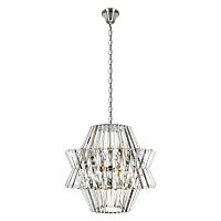 Люстра подвесная Милагро / Milagro 10578/550 LOFT IT прозрачная на 14 ламп, основание никель в стиле современный 