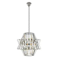 Люстра подвесная Милагро / Milagro 10578/550 LOFT IT прозрачная на 14 ламп, основание никель в стиле современный 