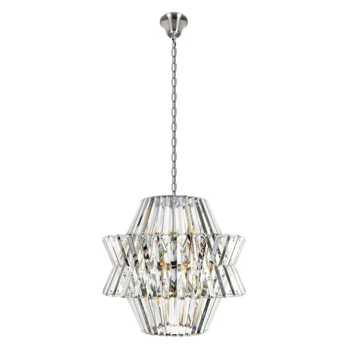 Люстра подвесная Милагро / Milagro 10578/550 LOFT IT прозрачная на 14 ламп, основание никель в стиле современный Люстра подвесная Милагро / Milagro 10578/550 LOFT IT прозрачная на 14 ламп, основание никель в стиле современный