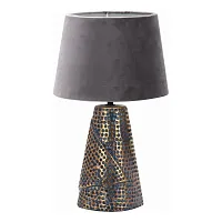 Настольная лампа 10164/T Grey Escada серая 1 лампа, основание золотое керамика в стиле современный 