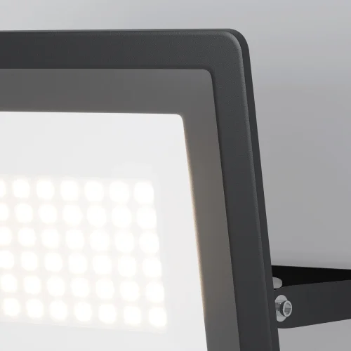Прожектор LED с датчиком движения Flood FL001-L50B4KSR Maytoni уличный IP чёрный на 1 лампу, плафон прозрачный в стиле современный хай-тек LED фото 3