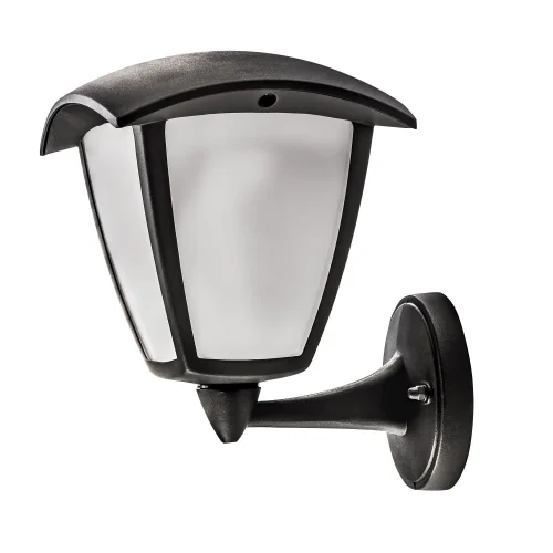 Настенный светильник LED Lampione 375670 Lightstar уличный IP54 чёрный 1 лампа, плафон белый в стиле классический LED