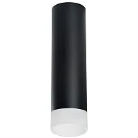 Светильник накладной Rullo R649781 Lightstar чёрный 1 лампа, основание чёрное в стиле современный круглый