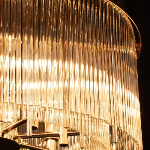 Люстра подвесная хрустальная Montana 10299/800 French gold LOFT IT прозрачная на 12 ламп, основание золотое в стиле современный  фото 6