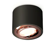 Светильник накладной Techno spot XS7511005 Ambrella light чёрный 1 лампа, основание чёрное в стиле хай-тек современный круглый