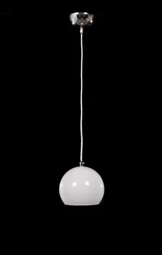 Светильник подвесной Aurora LDP 081013-200 WT Lumina Deco белый 1 лампа, основание хром в стиле современный шар фото 4