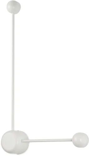 Бра LED Provo V10540-WL Moderli белый на 1 лампу, основание белое в стиле хай-тек отражённый свет