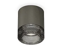 Светильник накладной Techno spot XS7403004 Ambrella light чёрный 1 лампа, основание чёрное в стиле хай-тек модерн круглый