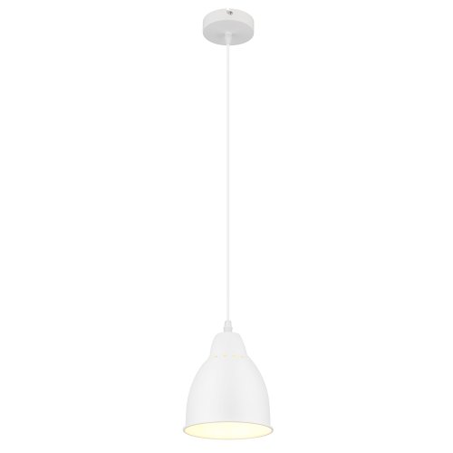 Светильник подвесной лофт Braccio A2054SP-1WH Arte Lamp белый 1 лампа, основание белое в стиле лофт 