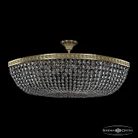 Люстра потолочная хрустальная 19113/100IV Pa Bohemia Ivele Crystal прозрачная на 14 ламп, основание латунь в стиле классический sp