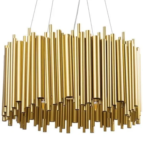 Люстра подвесная Savona 816102 Lightstar золотая на 10 ламп, основание золотое в стиле арт-деко  фото 2