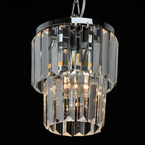 Светильник подвесной Аделард 642014201 MW-Light прозрачный 1 лампа, основание хром в стиле классический  фото 4