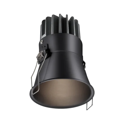 Светильник точечный LED с переключателем цветовой температуры Lang 358909 Novotech чёрный 1 лампа, основание чёрное в стиле современный хай-тек  фото 4