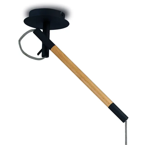 Светильник подвесной NORDICA E27 4929 Mantra чёрный 1 лампа, основание чёрное в стиле современный минимализм  фото 3