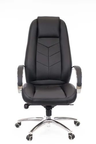 Кресло руководителя Drift Lux M Экокожа Черный EC-331-2 PU Black Everprof, чёрный/экокожа, ножки//, размеры - 1200*1280***630* фото 3