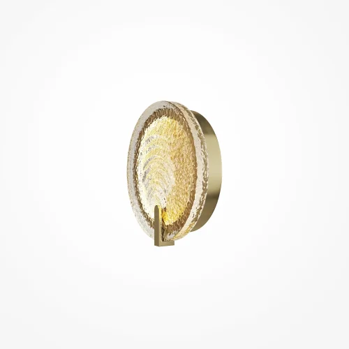 Бра LED MOD481WL-L5BS3K Regatta Maytoni прозрачный на 1 лампу, основание латунь в стиле современный фото 6