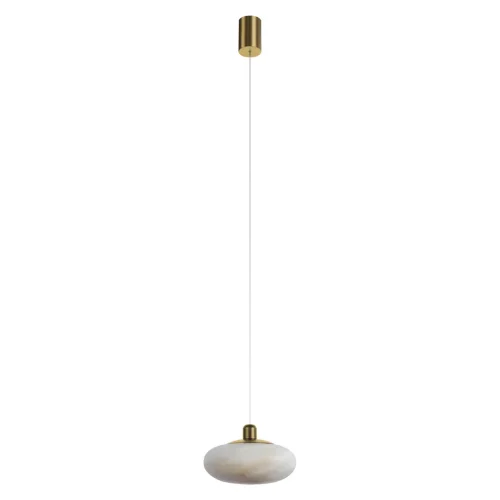 Светильник подвесной LED Galet 10409/M LOFT IT белый на 1 лампу, основание бронзовое в стиле современный 