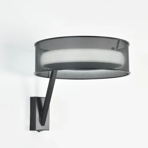 Бра с выключателем LED Alva 8370/15WL Lumion чёрный на 1 лампу, основание чёрное в стиле лофт фото 5