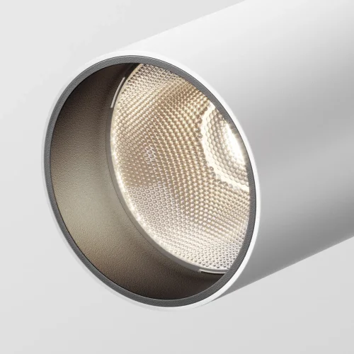 Светильник накладной Focus LED C055CL-L12W3K-W-W Maytoni белый на 1 лампу, основание белое в стиле хай-тек современный круглый фото 9