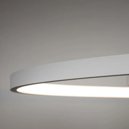 Светильник подвесной LED Circolo Led M 11604-NW Nowodvorski белый на 1 лампу, основание белое в стиле современный кольца фото 4