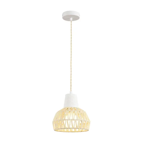 Светильник подвесной Boho 8368/1B Lumion бежевый на 1 лампу, основание белое в стиле скандинавский фото 6 Светильник подвесной Boho 8368/1B Lumion бежевый на 1 лампу, основание белое в стиле скандинавский фото 6