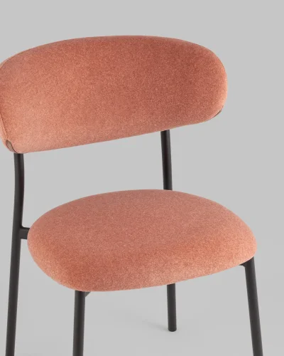 Стул обеденный Ayla, коралловый УТ000039046 Stool Group, терракотовый/велюр, ножки/металл/, размеры - ***** фото 7
