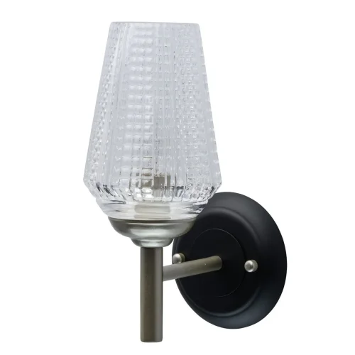Бра Альгеро 285021201 MW-Light прозрачный на 1 лампу, основание серебряное в стиле классический 