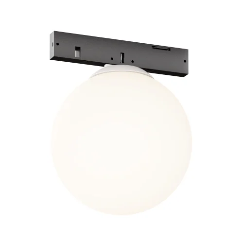 Трековый светильник Luna 4000К 3Вт 200° Magnetic track system Levity TR185-1-3W4K-B Maytoni белый для шинопроводов серии Magnetic track system Levity чёрный