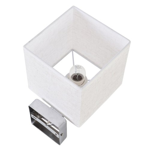 Бра Norman 8360/1W Lumion бежевый на 1 лампу, основание хром в стиле классический фото 2 Бра Norman 8360/1W Lumion бежевый на 1 лампу, основание хром в стиле классический фото 2