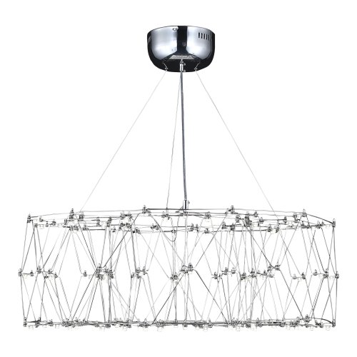 Светильник подвесной LED Gravetta SL6602.103.48 ST-Luce хром прозрачный на 1 лампу, основание хром в стиле хай-тек минимализм капли фото 3 Светильник подвесной LED Gravetta SL6602.103.48 ST-Luce хром прозрачный на 1 лампу, основание хром в стиле хай-тек минимализм капли фото 3