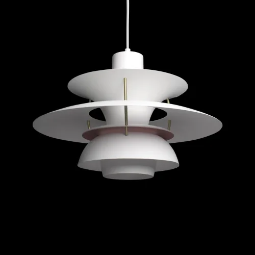 Светильник подвесной Floret 10113 White LOFT IT белый 1 лампа, основание белое в стиле современный  фото 6