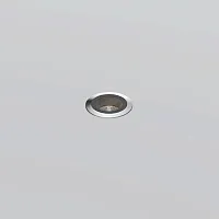 Встраиваемый светильник ЛЕД уличный Клапан / Vent O516DL-L3S3K Maytoni уличный IP65 серебряный на 1 лампу, плафон серебряный в стиле современный ЛЕД