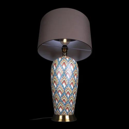 Настольная лампа Blise 10288T LOFT IT коричневая 1 лампа, основание разноцветное керамика в стиле классический современный  фото 4
