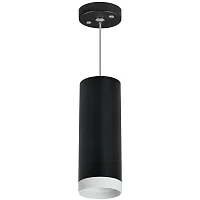 Светильник подвесной Rullo RP4873436 Lightstar чёрный 1 лампа, основание чёрное в стиле хай-тек современный 