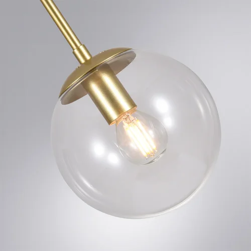 Светильник подвесной Volare A1915SP-1GO Arte Lamp прозрачный 1 лампа, основание золотое в стиле современный  фото 2