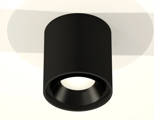 Светильник накладной Techno spot XS7723002 Ambrella light чёрный 1 лампа, основание чёрное в стиле хай-тек современный круглый фото 2