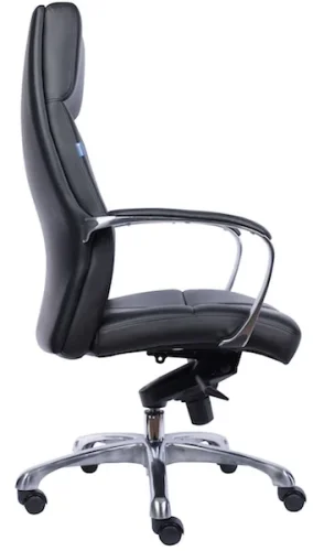 Офисное кресло Madrid Кожаное Черный EP-222 leather Black Everprof, чёрный/кожа, ножки//, размеры - 1180*1240***650* фото 2