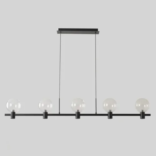 Светильник подвесной ЛЕД DUET SP35W LED BLACK Crystal Lux прозрачный на 1 лампу, основание чёрное в стиле минимализм линейный фото 5 Светильник подвесной ЛЕД DUET SP35W LED BLACK Crystal Lux прозрачный на 1 лампу, основание чёрное в стиле минимализм линейный фото 5