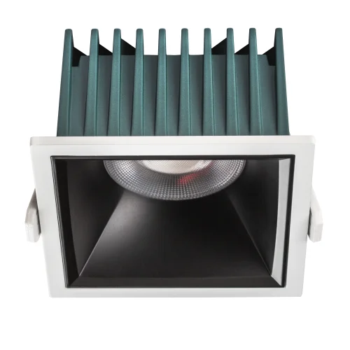 Светильник точечный LED Ciclone 385447 Lightstar чёрный на 1 лампу, основание чёрное белое в стиле современный квадратный Светильник точечный LED Ciclone 385447 Lightstar чёрный на 1 лампу, основание чёрное белое в стиле современный квадратный