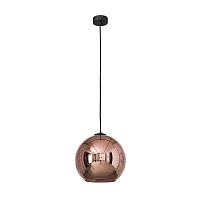 Светильник подвесной Polaris 9058-NW Nowodvorski медь 1 лампа, основание чёрное в стиле современный шар