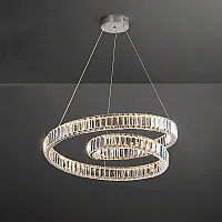 Люстра подвесная BERTOLDA S D60 Chrome 219986-23 ImperiumLoft прозрачная на 1 лампу, основание хром в стиле современный 