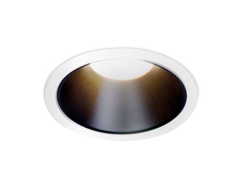 Светильник точечный TN118 Ambrella light белый чёрный 1 лампа, основание чёрное в стиле современный 