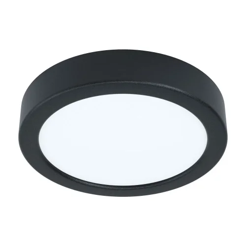 Светильник накладной LED Fueva 5 99233 Eglo чёрный белый 1 лампа, основание чёрное в стиле современный круглый