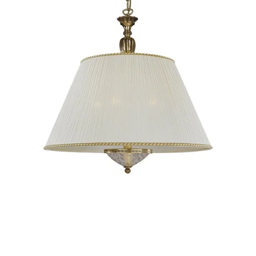 Люстра подвесная  L 6502/60 Reccagni Angelo белая на 5 ламп, основание золотое в стиле классический  фото 2