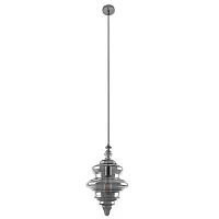 Светильник подвесной La Scala 2075-A LOFT IT чёрный 1 лампа, основание хром в стиле модерн выдувное