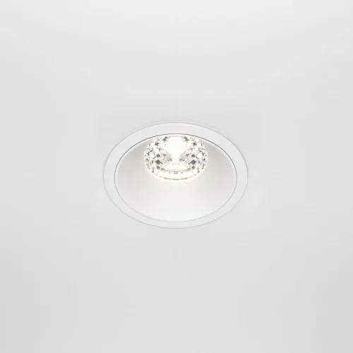 Светильник точечный Alfa LED DL043-01-15W4K-RD-W Maytoni белый на 1 лампу, основание белое в стиле современный фото 5