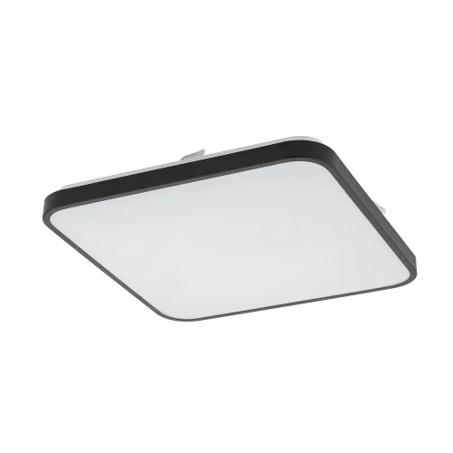 Светильник потолочный Agnes Square Pro 10985-NW Nowodvorski белый на 1 лампу, основание чёрное в стиле современный фото 3